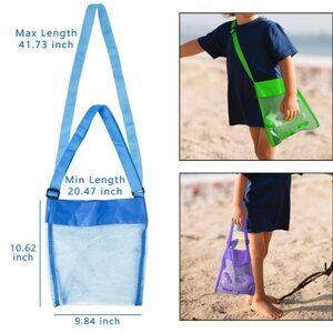 Green Mesh Beach Bag